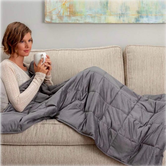 Genius ideas Bedding Snuggle Me Weighted Blanket 2 Lb Sleeping